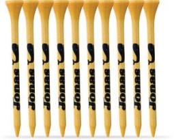 10 Pack of Bamboo Golf Tees (2.75")